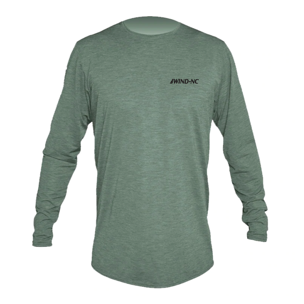 Men's Long Sleeve Logo Sun Shirt – Wind-NC